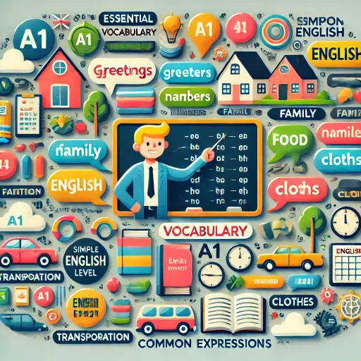 Inglés A1 - Vocabulario Nivel A1